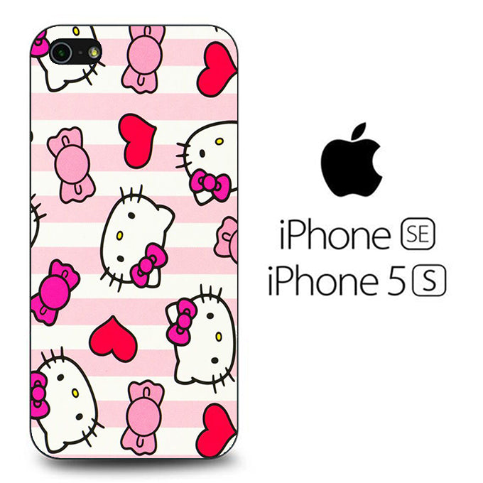 Stripe Love Hello Kitty iPhone 5 | 5s Case - Ezzystore