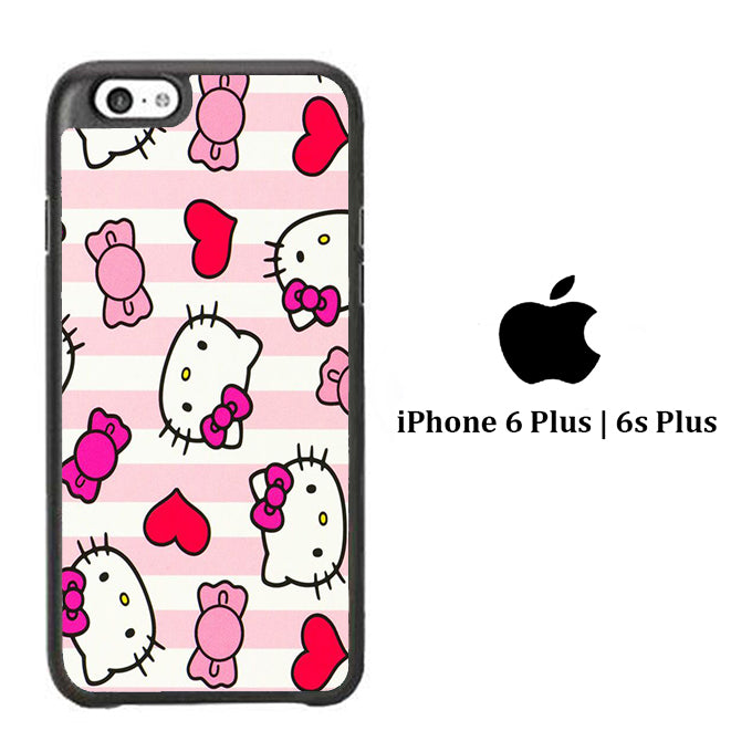 Stripe Love Hello Kitty iPhone 6 Plus | 6s Plus Case