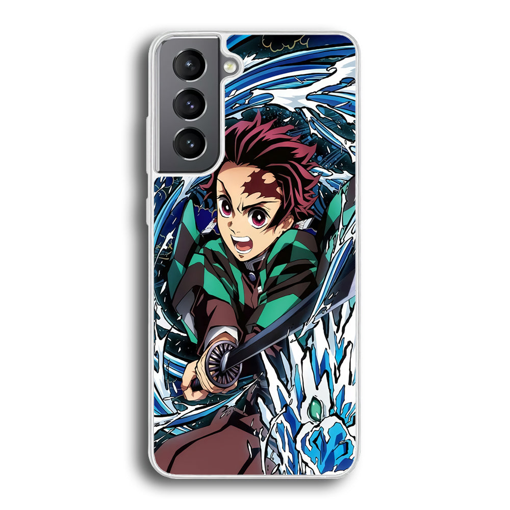 Tanjiro Water Breathing Samsung Galaxy S21 Plus Case
