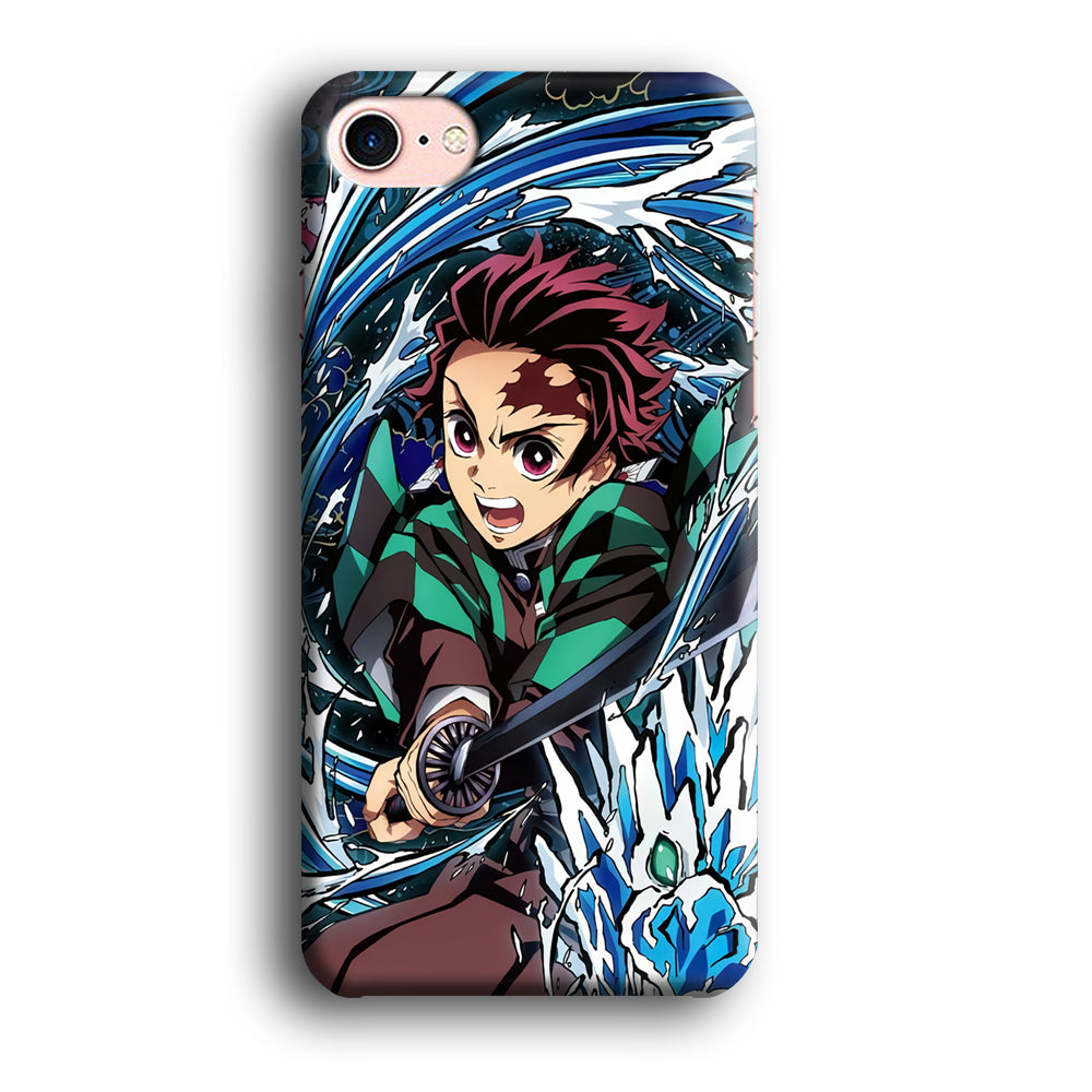 Tanjiro Water Breathing iPhone 8 Case