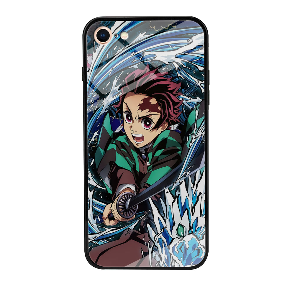 Tanjiro Water Breathing iPhone 8 Case