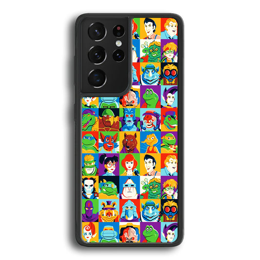 Teenage Mutant Ninja Turtles Character in Collage Samsung Galaxy S21 Ultra Case - Ezzystore