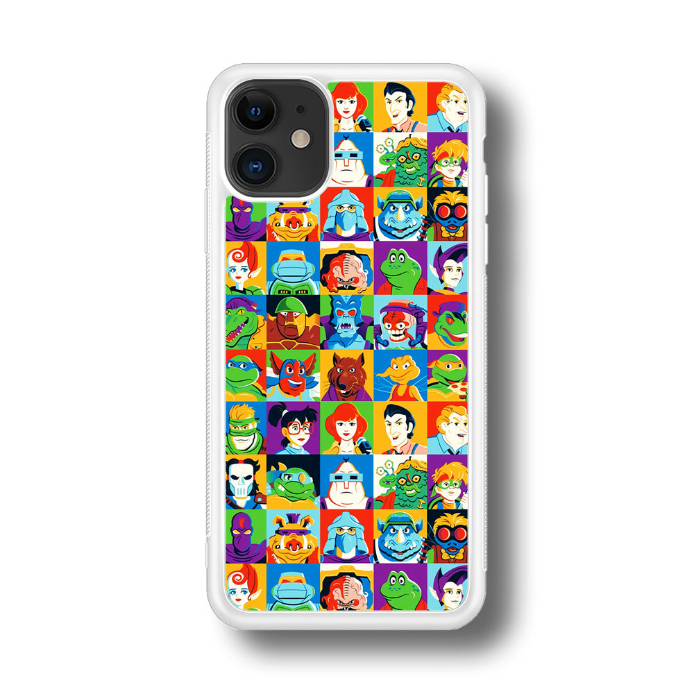 Teenage Mutant Ninja Turtles Character in Collage iPhone 11 Case