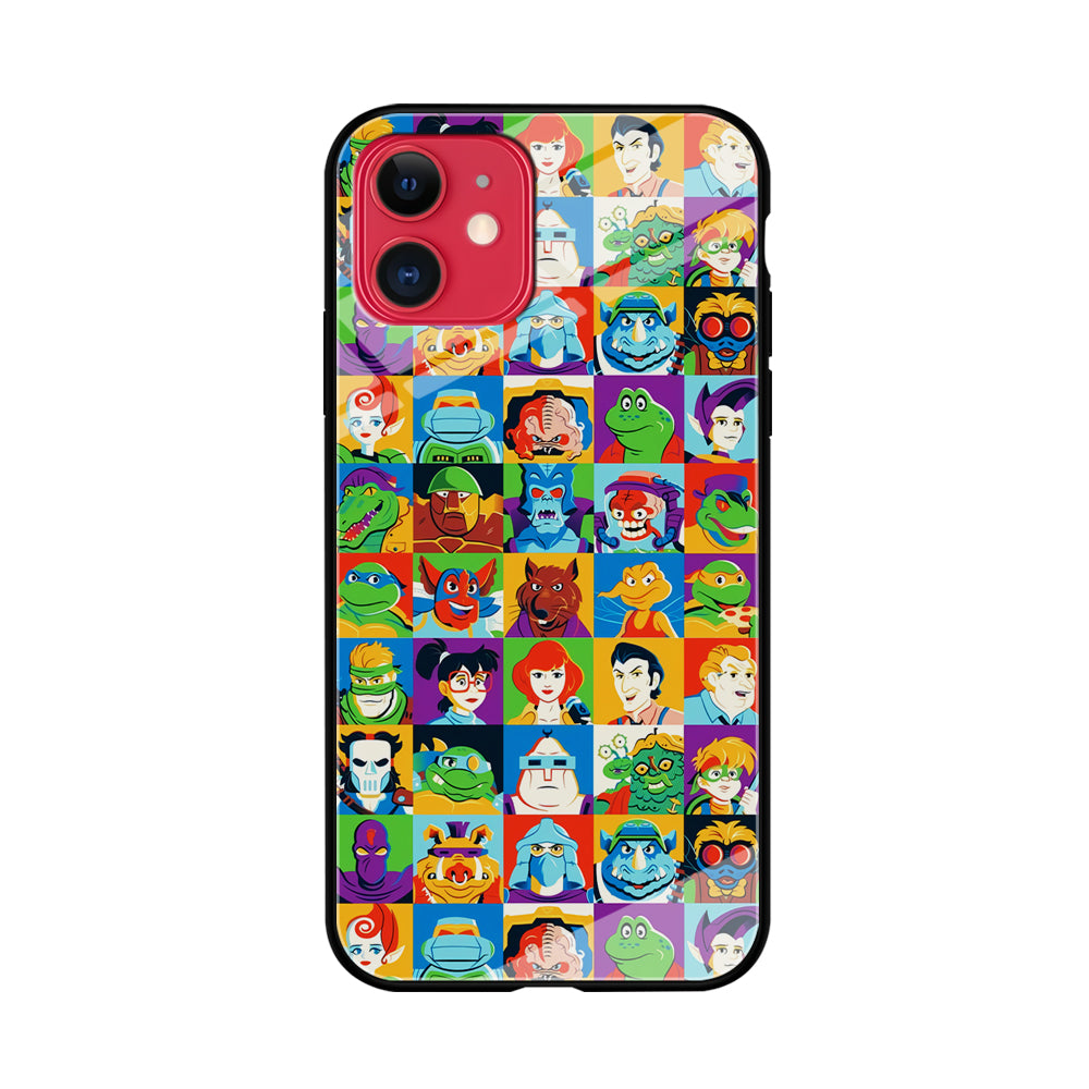 Teenage Mutant Ninja Turtles Character in Collage iPhone 11 Case
