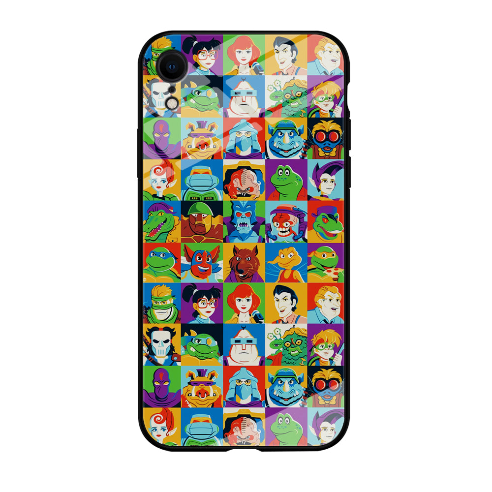 Teenage Mutant Ninja Turtles Character in Collage iPhone XR Case
