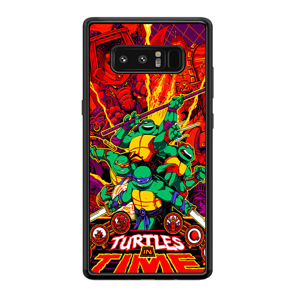 Teenage Mutant Ninja Turtles In Time Poster Samsung Galaxy Note 8 Case