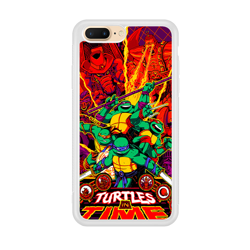 Teenage Mutant Ninja Turtles In Time Poster iPhone 8 Plus Case