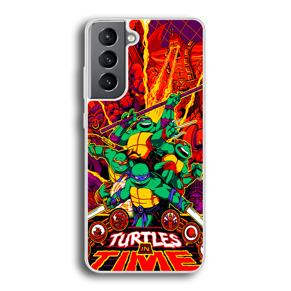 Teenage Mutant Ninja Turtles In Time Poster Samsung Galaxy S21 Plus Case