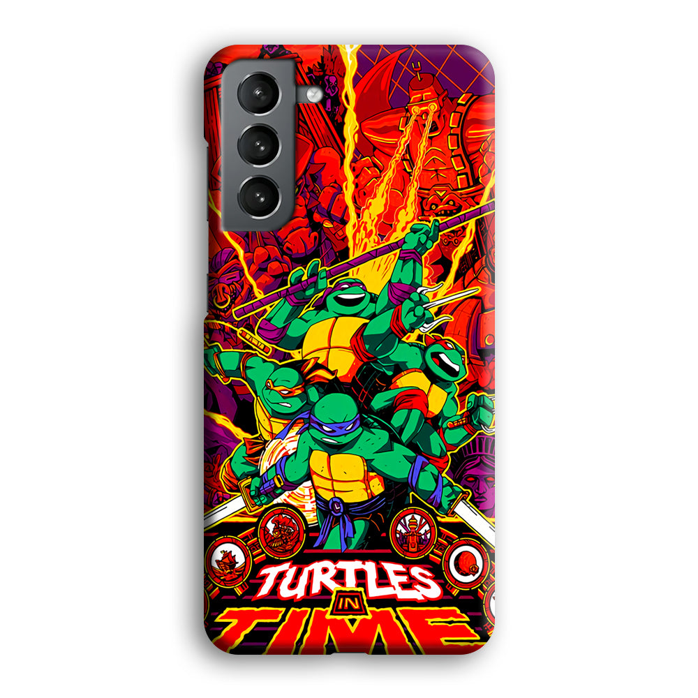 Teenage Mutant Ninja Turtles In Time Poster Samsung Galaxy S21 Plus Case