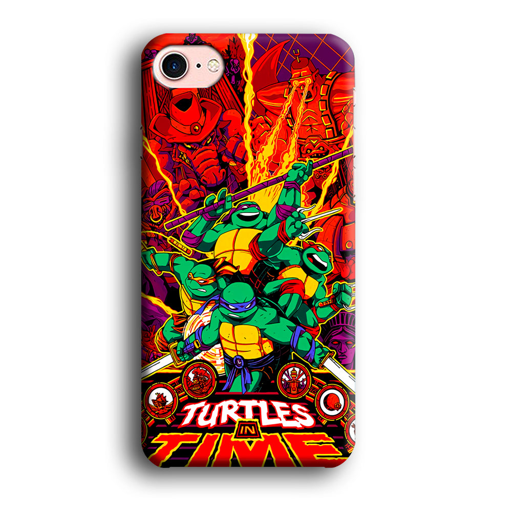Teenage Mutant Ninja Turtles In Time Poster iPhone 7 Case