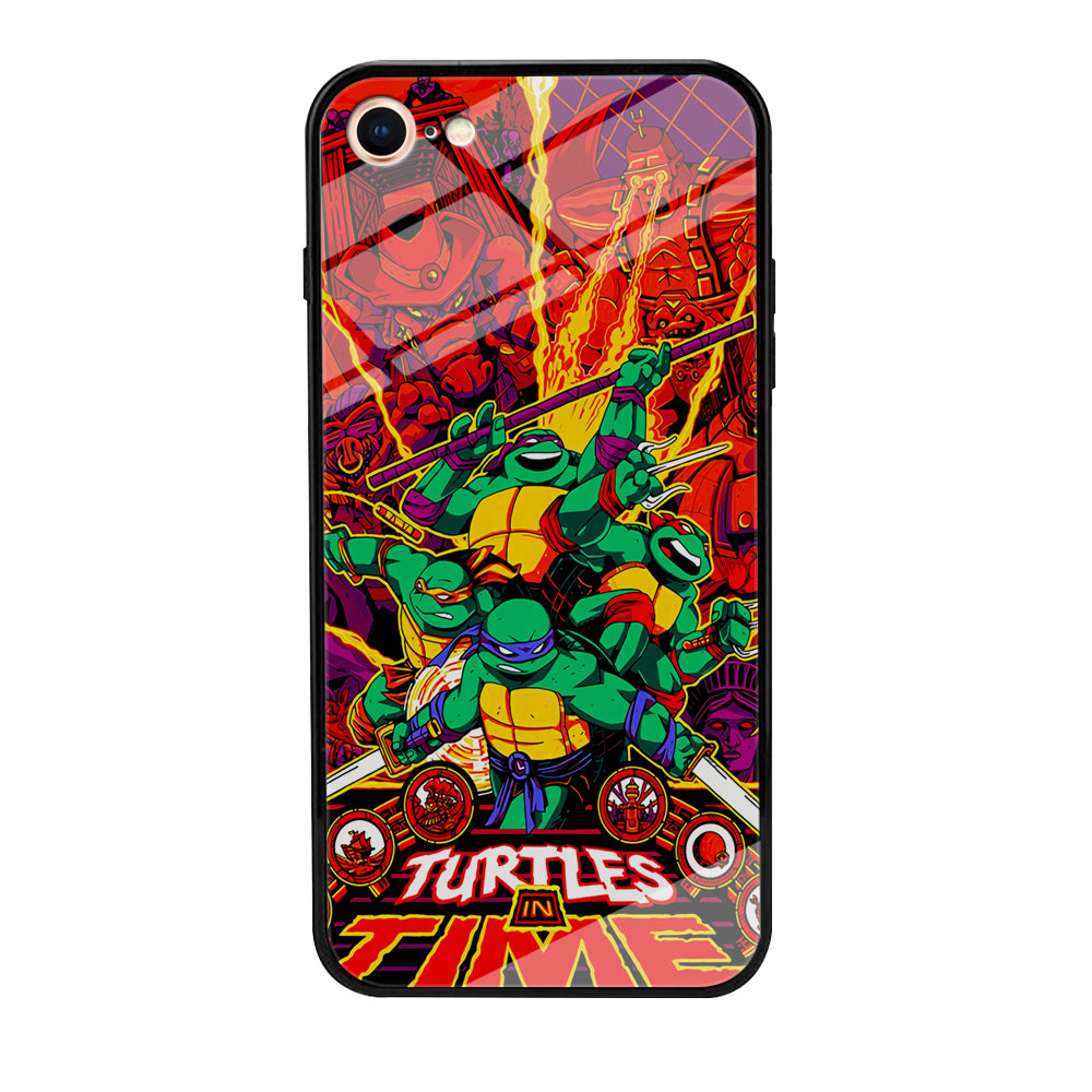Teenage Mutant Ninja Turtles In Time Poster iPhone 8 Case
