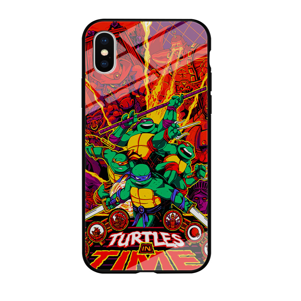 Teenage Mutant Ninja Turtles In Time Poster iPhone XS Case
