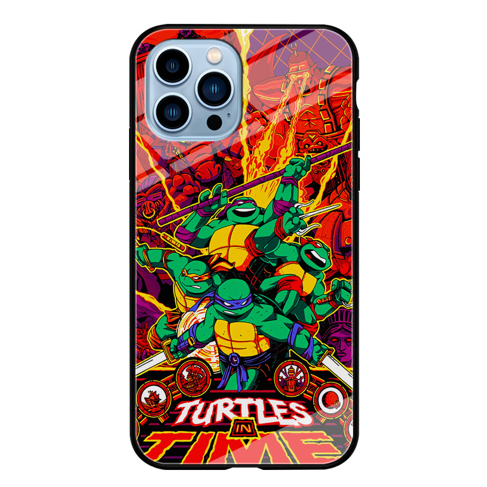 Teenage Mutant Ninja Turtles In Time Poster iPhone 13 Pro Max Case