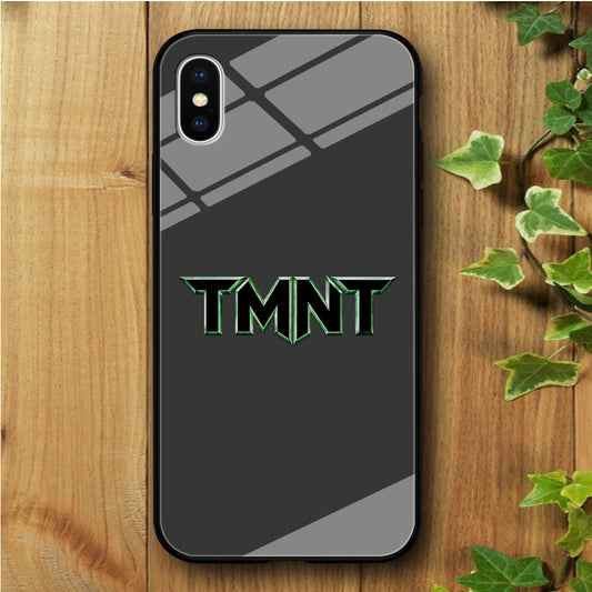 Teenage Mutant Ninja Grey iPhone Xs Tempered Glass Case