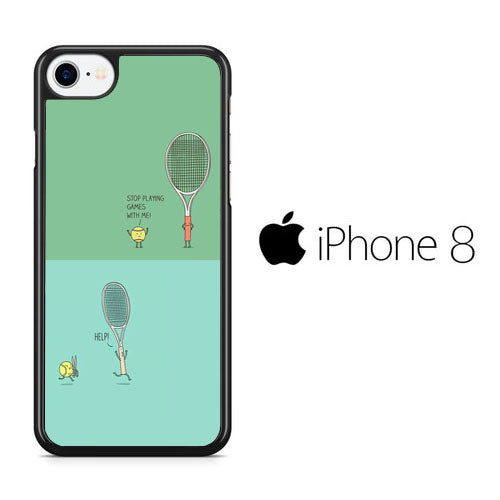 Tennis Meme Angry Ball iPhone 8 Case
