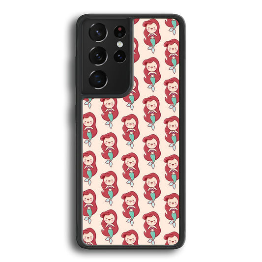 The Little Mermaid Ariel Doodle Samsung Galaxy S21 Ultra Case - Ezzystore