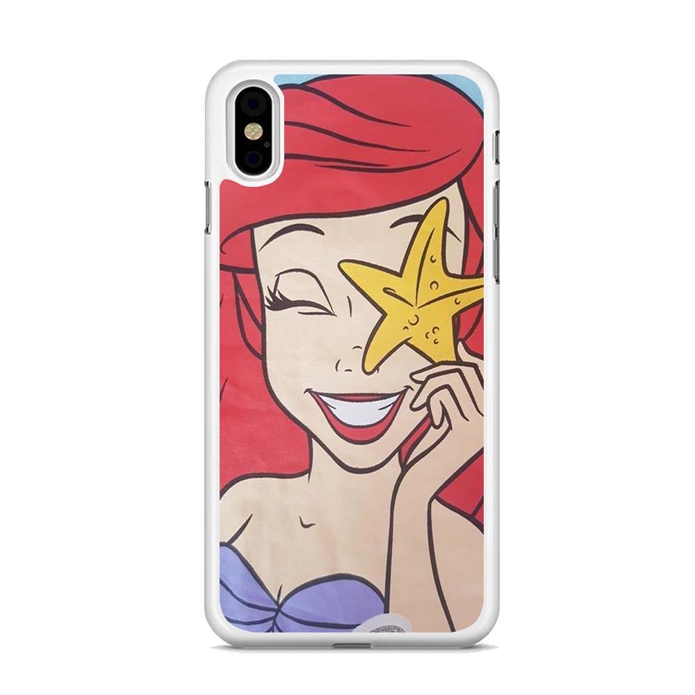 The Little Mermaid Ariel Smile iPhone Xs Case - ezzyst