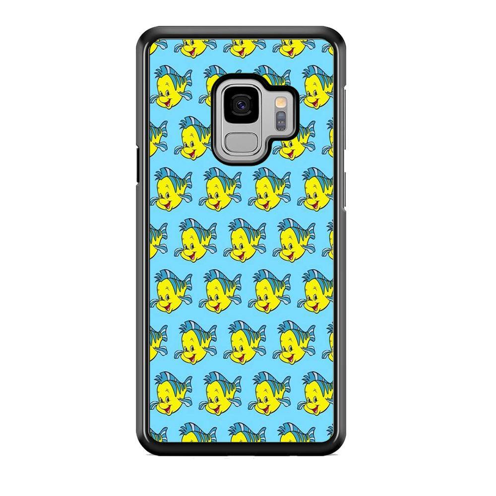 The Little Mermaid Flounder Doodle Samsung Galaxy S9 Case - ezzyst