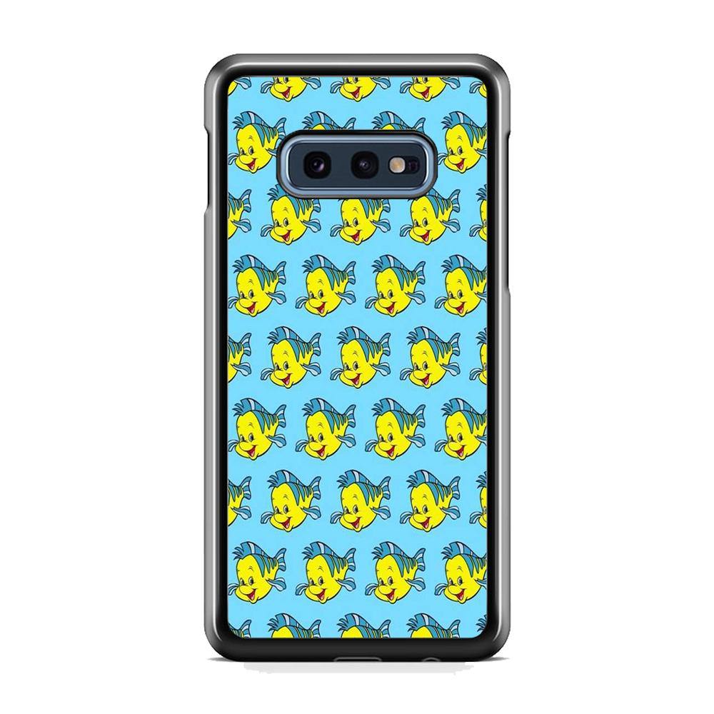 The Little Mermaid Flounder Doodle Samsung Galaxy 10e Case - ezzyst