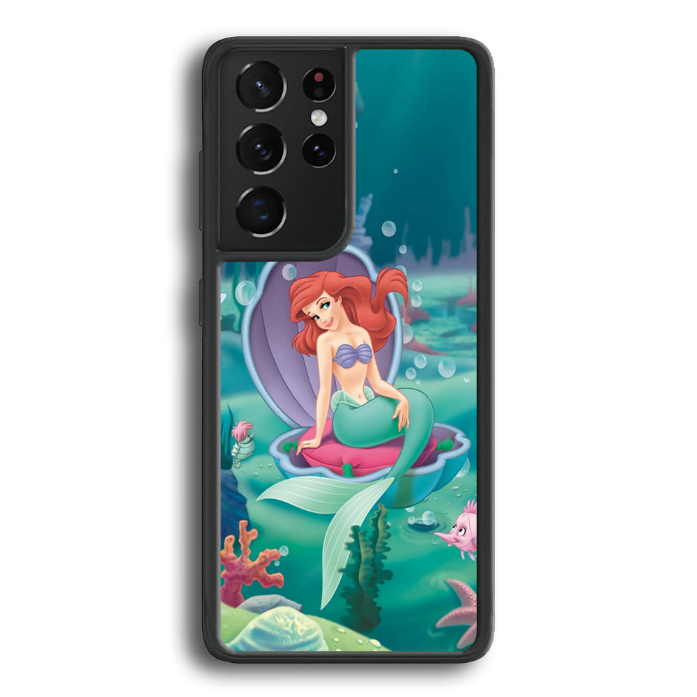 The Little Mermaid Shell House Samsung Galaxy S21 Ultra Case - Ezzystore