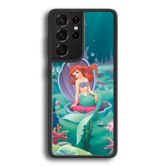 The Little Mermaid Shell House Samsung Galaxy S21 Ultra Case - Ezzystore