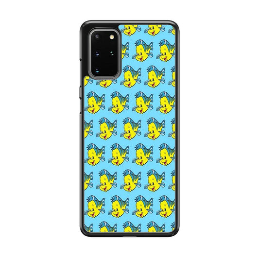 The Little Mermaid Flounder Doodle Samsung Galaxy S20 Plus Case - ezzyst