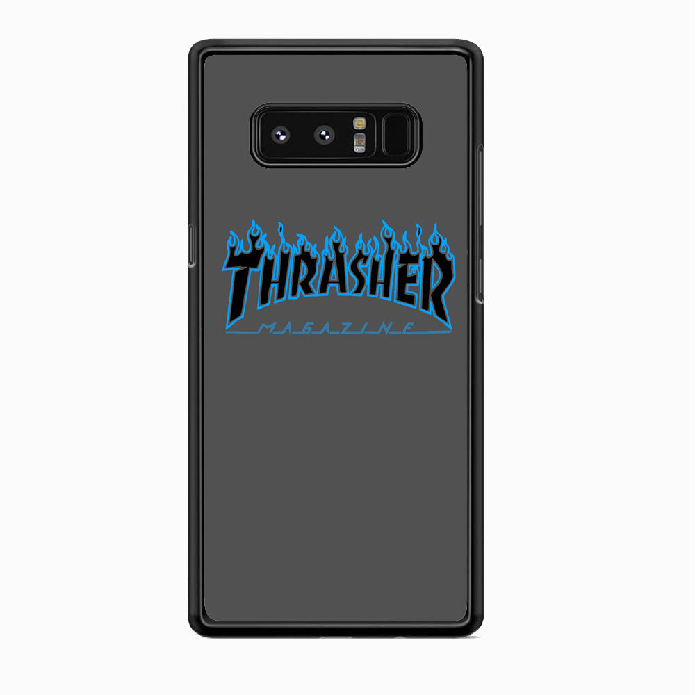 Thrasher Deeph Royal Grey Blue Fire Samsung Galaxy Note 8 Case - Ezzystore