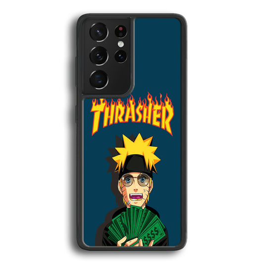 Thrasher Naruto Rich Navy Samsung Galaxy S21 Ultra Case - Ezzystore