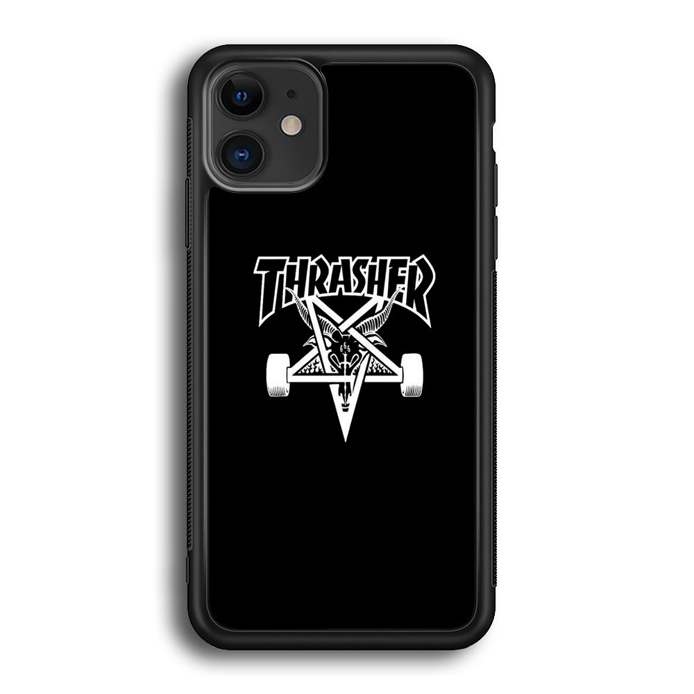 Thrasher x Pentagram Midnight Black iPhone 12 Case - Ezzystore