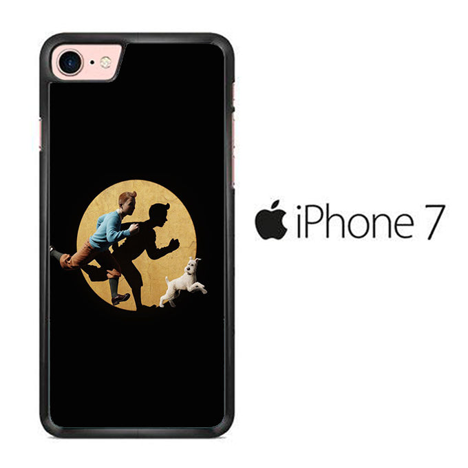 Tintin And Milo Pursued iPhone 7 Case