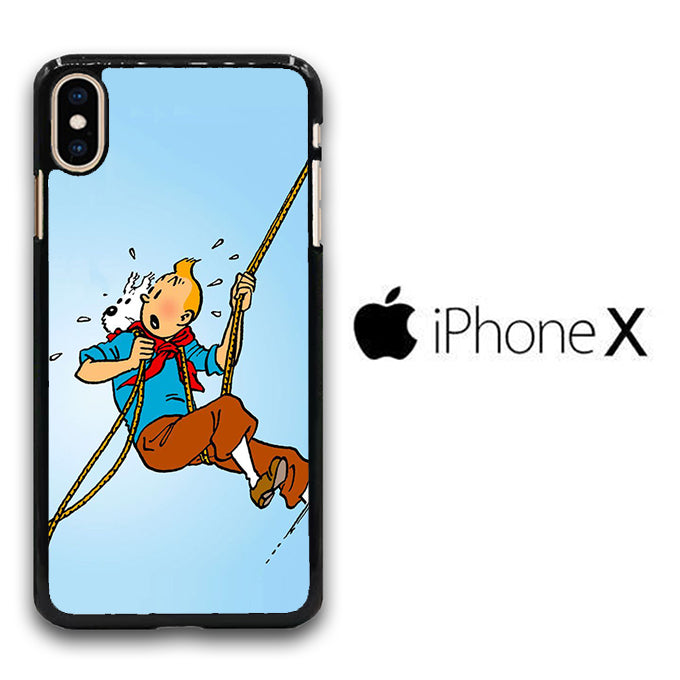 Tintin And Milo Shocked iPhone X Case
