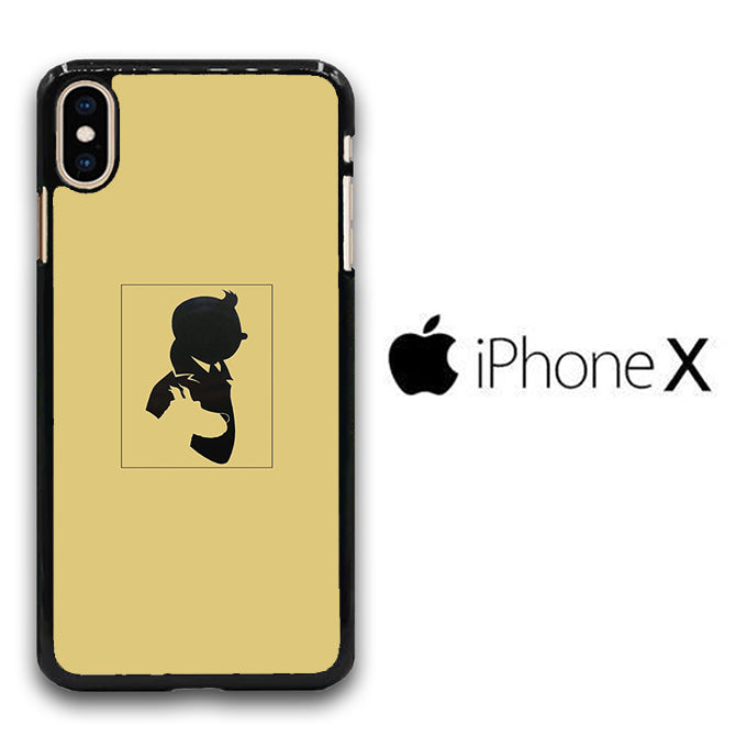 Tintin And Milo Siluete iPhone X Case