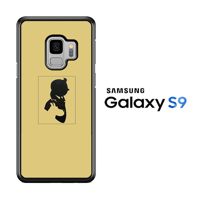 Tintin And Milo Siluete Samsung Galaxy S9 Case