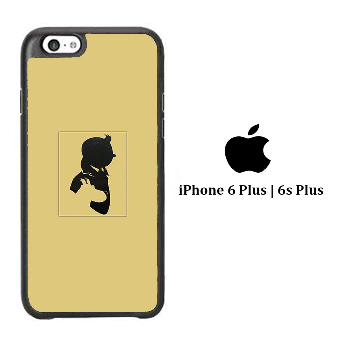 Tintin And Milo Siluete iPhone 6 Plus | 6s Plus Case