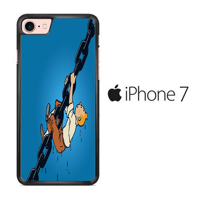 Tintin Climb On The Chain iPhone 7 Case