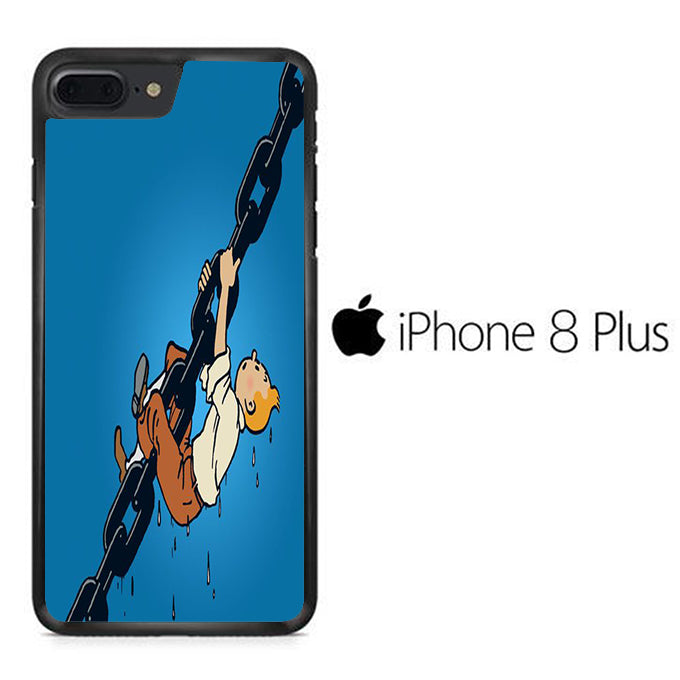 Tintin Climb On The Chain iPhone 8 Plus Case