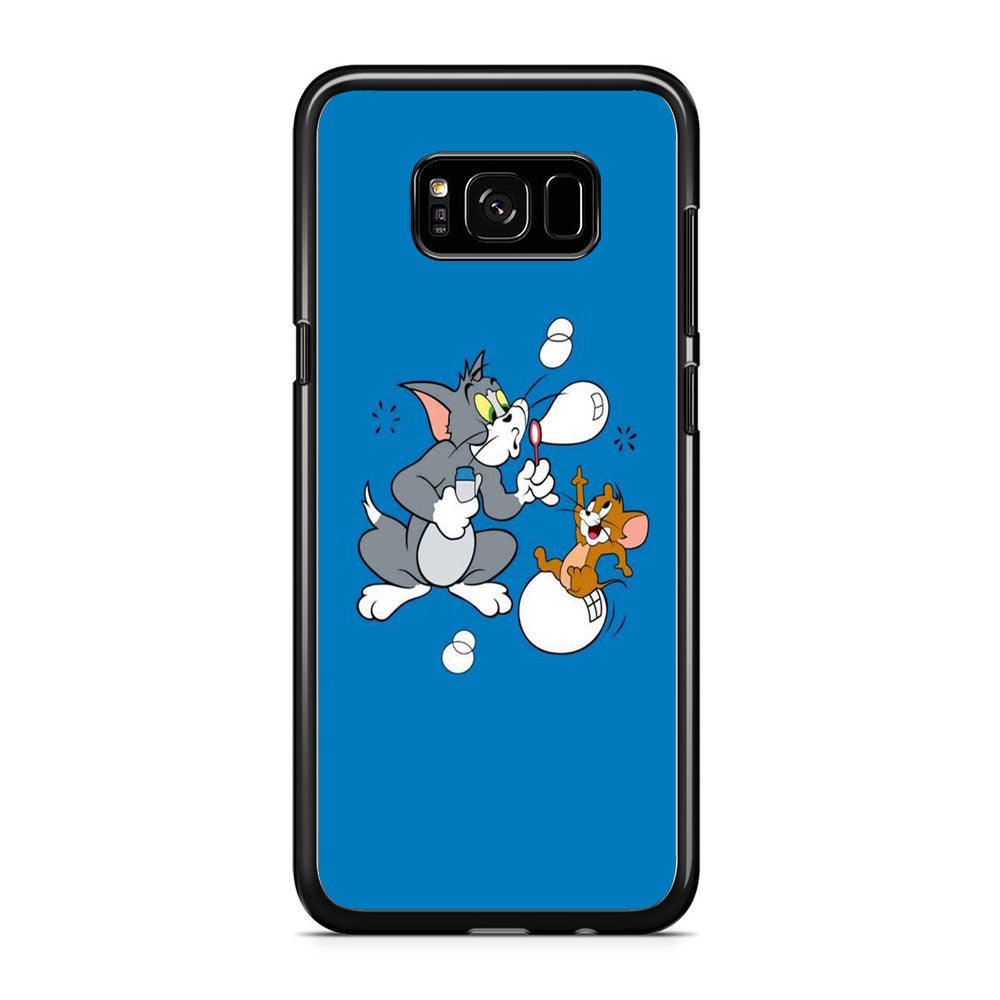 Tom And Jerry Blue Ballon Soap Samsung Galaxy S8 Case