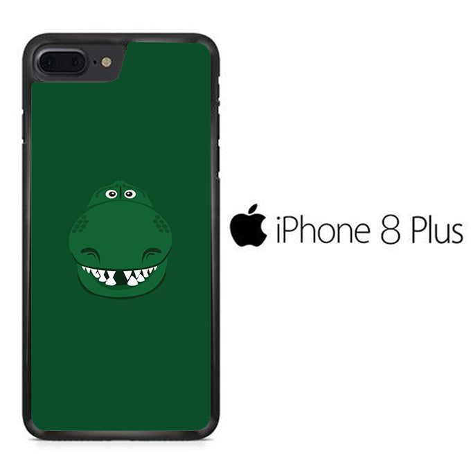 Toy Story Rex Head Green iPhone 8 Plus Case