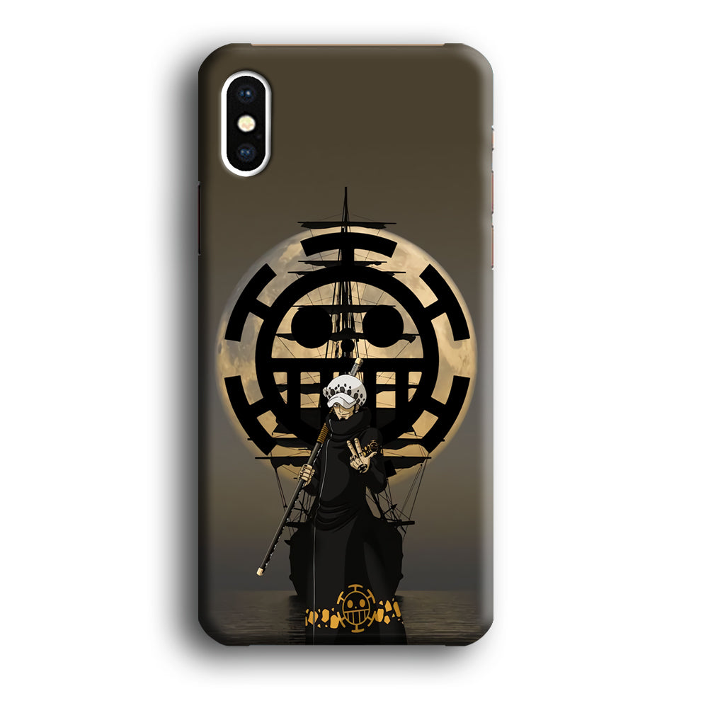Trafalgar D Water Law One Piece iPhone XS Case