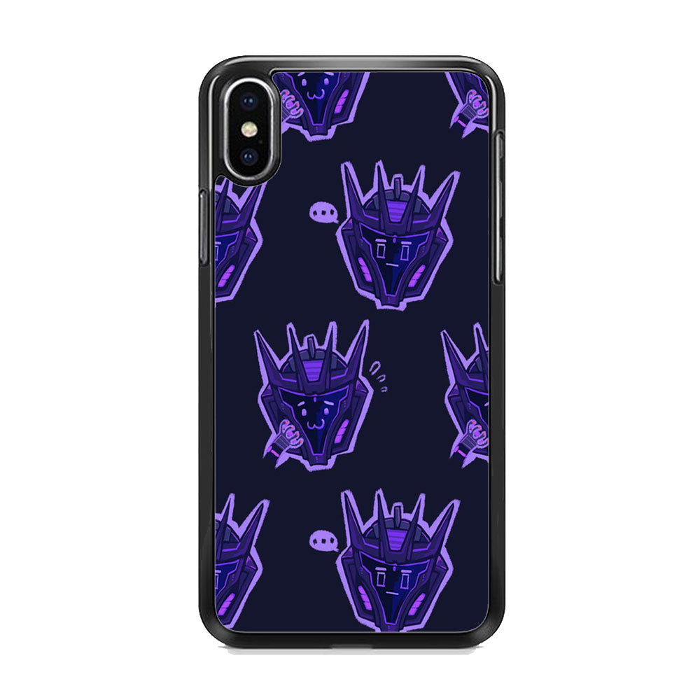 Transformers Navy Doodle iPhone Xs Case