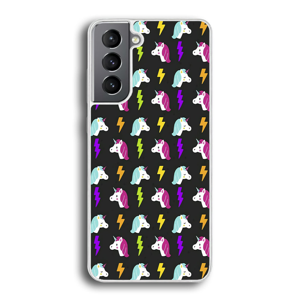 Unicorn Flash Grey Samsung Galaxy S21 Plus Case