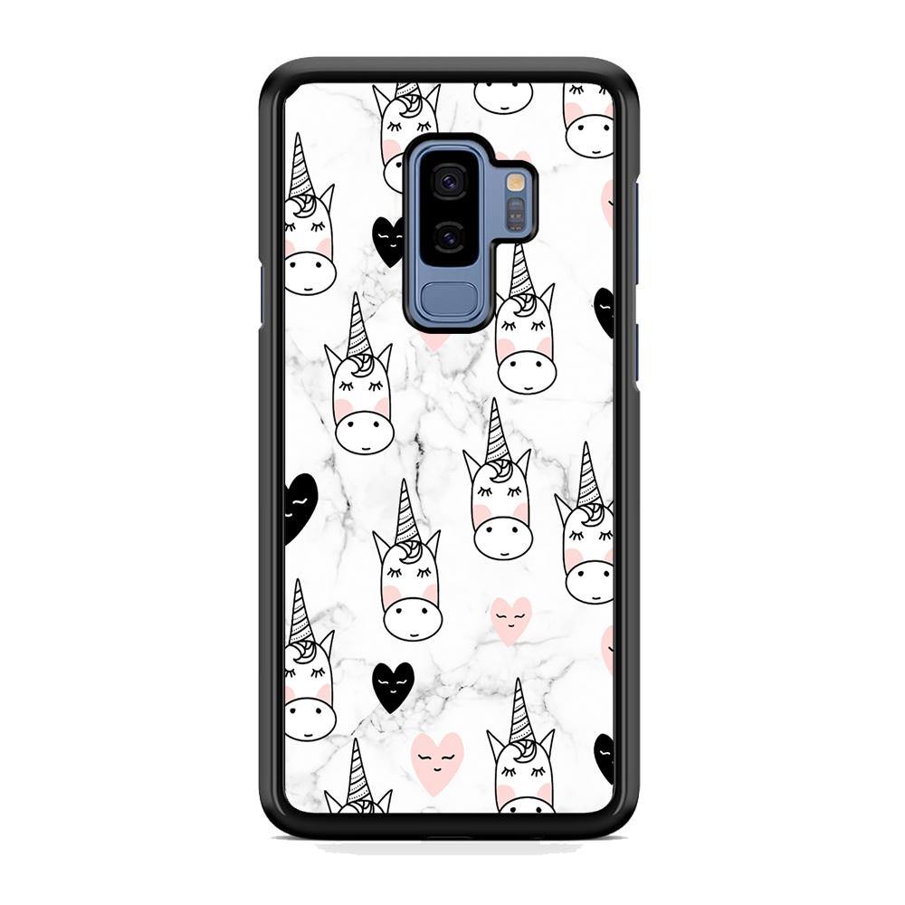 Unicorn Marble White Samsung Galaxy S9 Plus Case - ezzyst