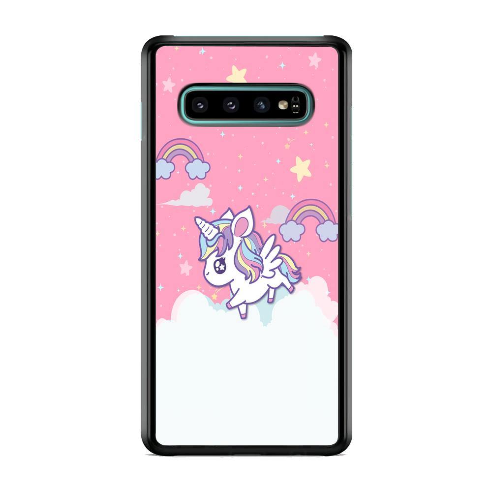 Unicorn Pink Cotton Samsung Galaxy S10 Plus Case - ezzyst