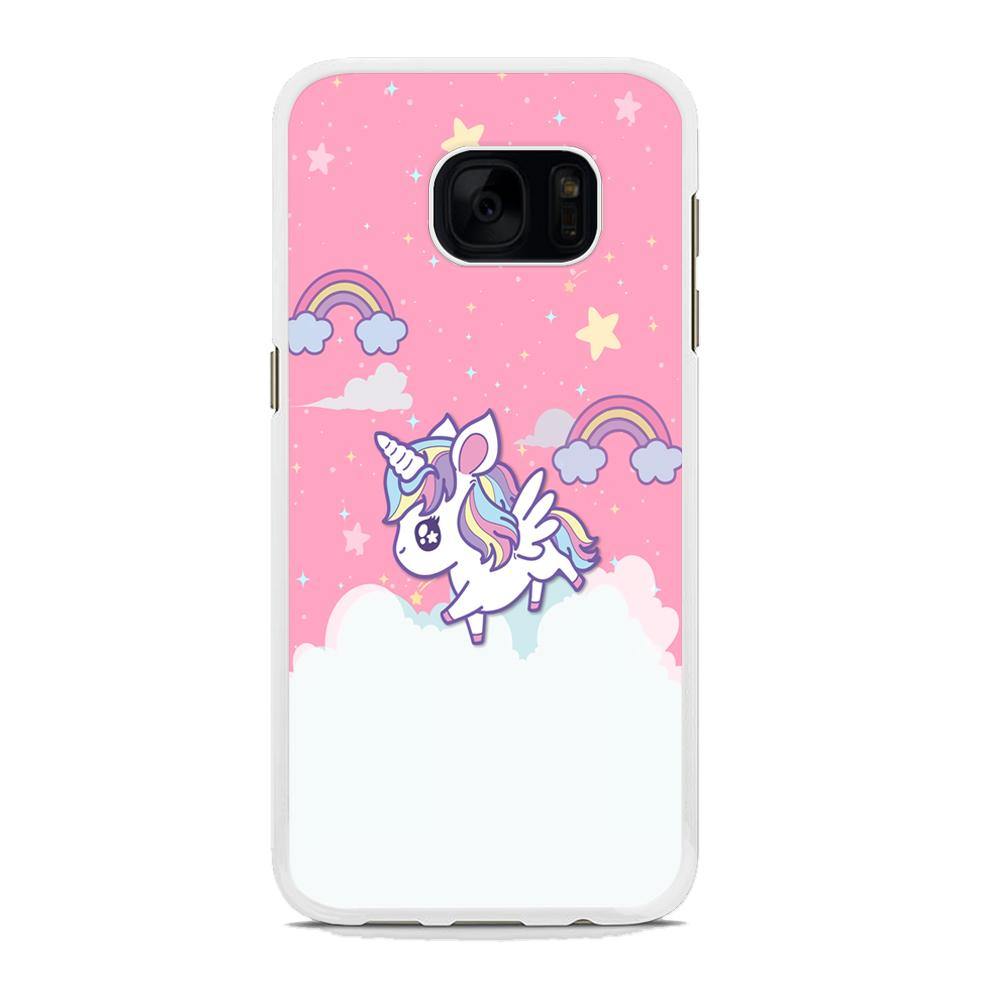 Unicorn Pink Cotton Samsung Galaxy S7 Case - ezzyst