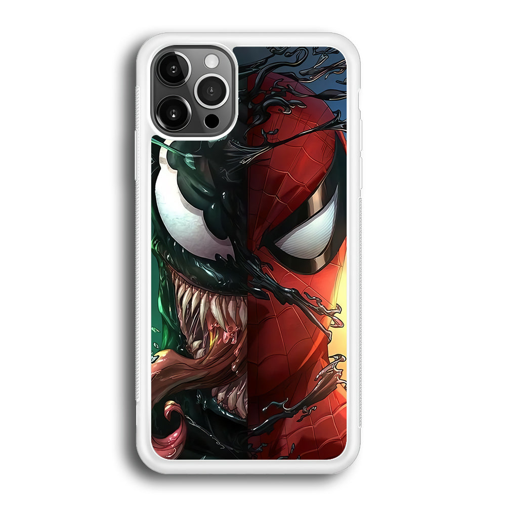 Venom Spiderman Half Face iPhone 12 Pro Max Case