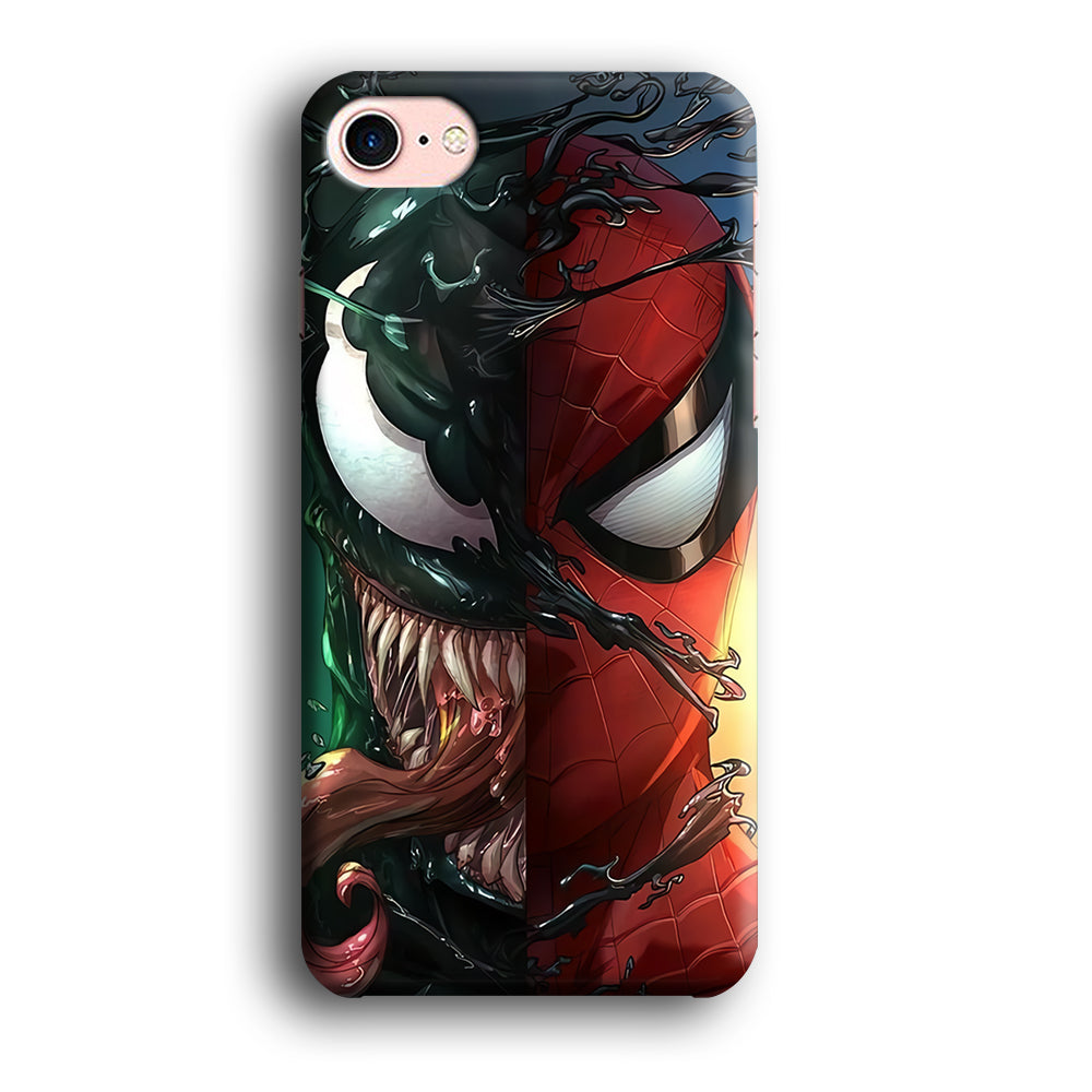 Venom Spiderman Half Face iPhone 8 Case