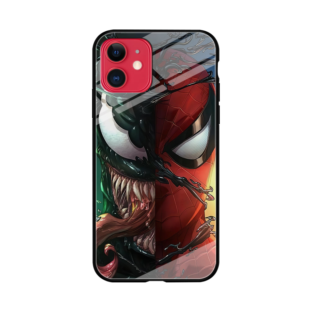 Venom Spiderman Half Face iPhone 11 Case