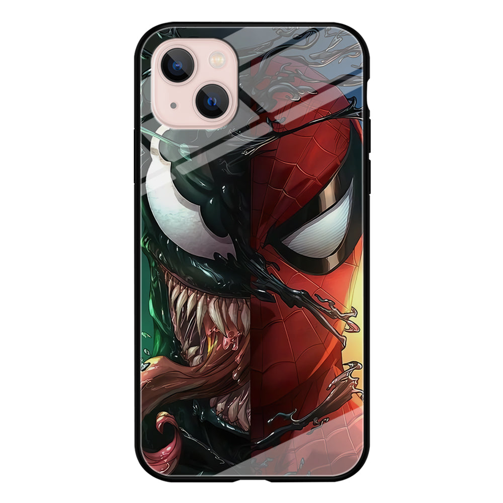 Venom Spiderman Half Face iPhone 13 Case