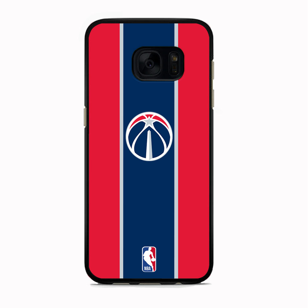 Washington Wizard Logo And Stripe Colours Samsung Galaxy S7 Edge Case