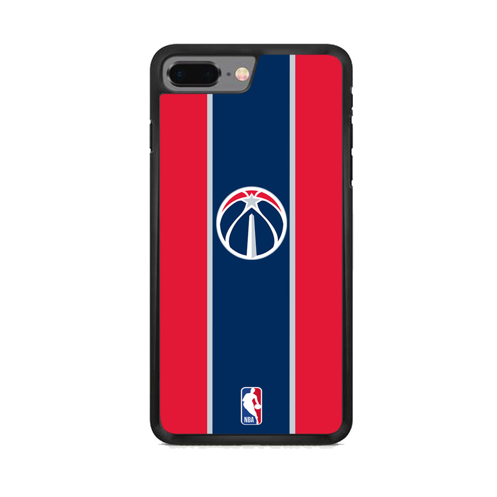 Washington Wizard Logo And Stripe Colours iPhone 8 Plus Case